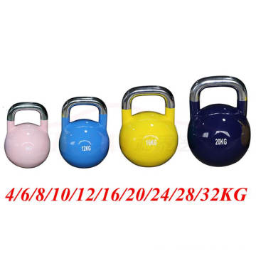 China Wholesale Competição Kettlebell 16kg com charme de aço inoxidável